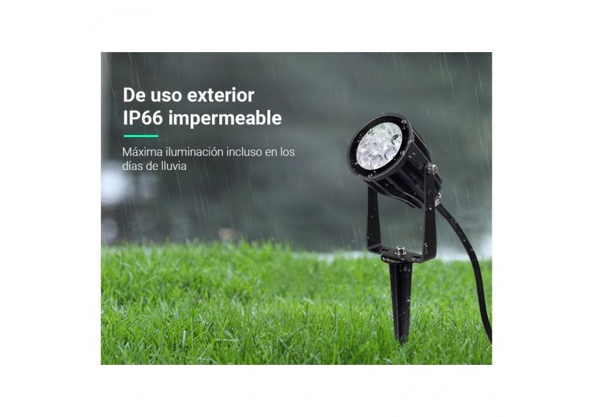 Spot LED de jardin sur piquet 6W RGB + CCT IP66 | Mi Light - FUTC04 - Barcelona LED