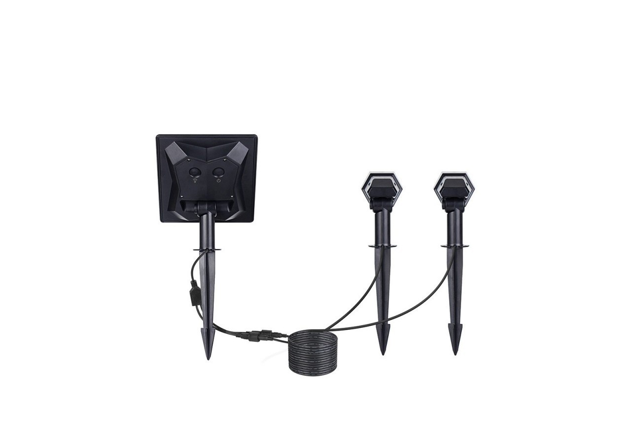 Double spot solaire extérieur 3W IP65 - SL12-BC - Barcelona LED