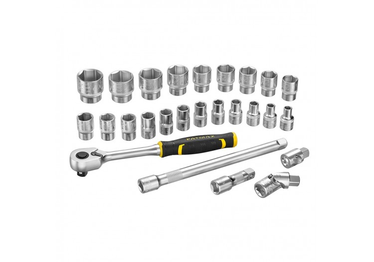 Coffret De Douilles Stakbox L - 1/2’’ - Jeu De 26 Pcs -   - Fatmax : Confort'Mat