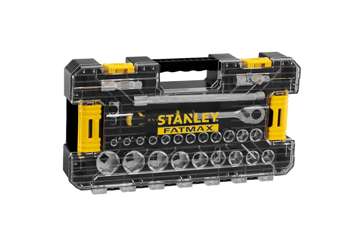 Coffret De Douilles Stakbox L - 1/2’’ - Jeu De 26 Pcs -   - Fatmax : Confort'Mat