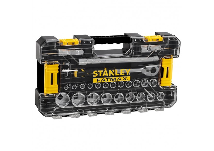 Coffret De Douilles Stakbox L - 1/2’’ - Jeu De 26 Pcs -   - Fatmax : Confort'Mat