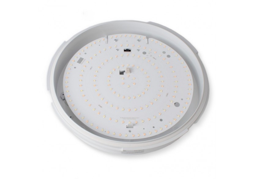 Plafonnier LED étanche CCT-Puissance réglable 12W-16W-diamètre 30cm-IP65 - B1726-CCT - Barcelona LED
