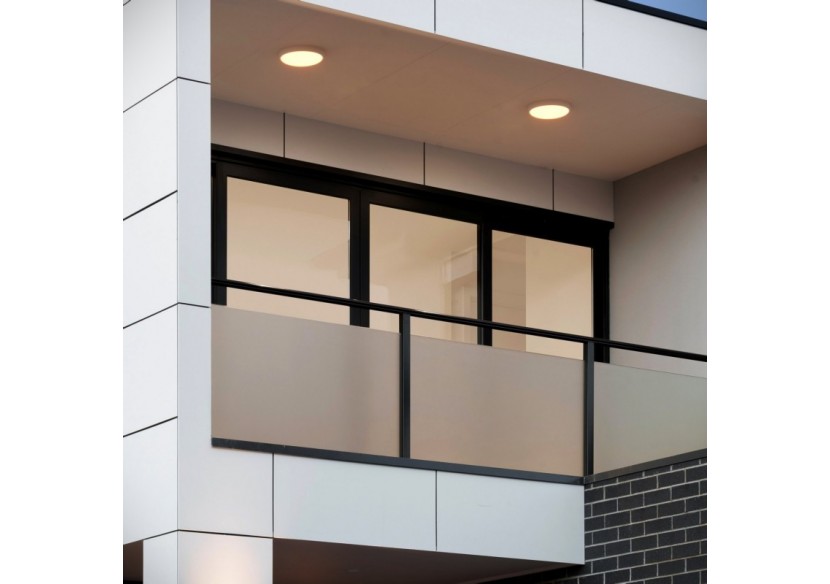 Plafonnier LED étanche CCT-Puissance réglable 12W-16W-diamètre 30cm-IP65 - B1726-CCT - Barcelona LED