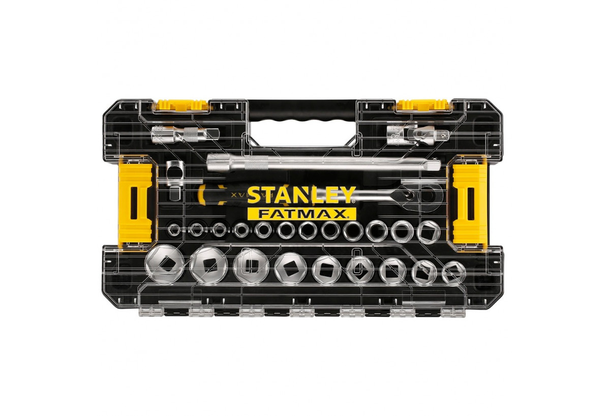 Coffret De Douilles Stakbox L - 1/2’’ - Jeu De 26 Pcs -   - Fatmax : Confort'Mat