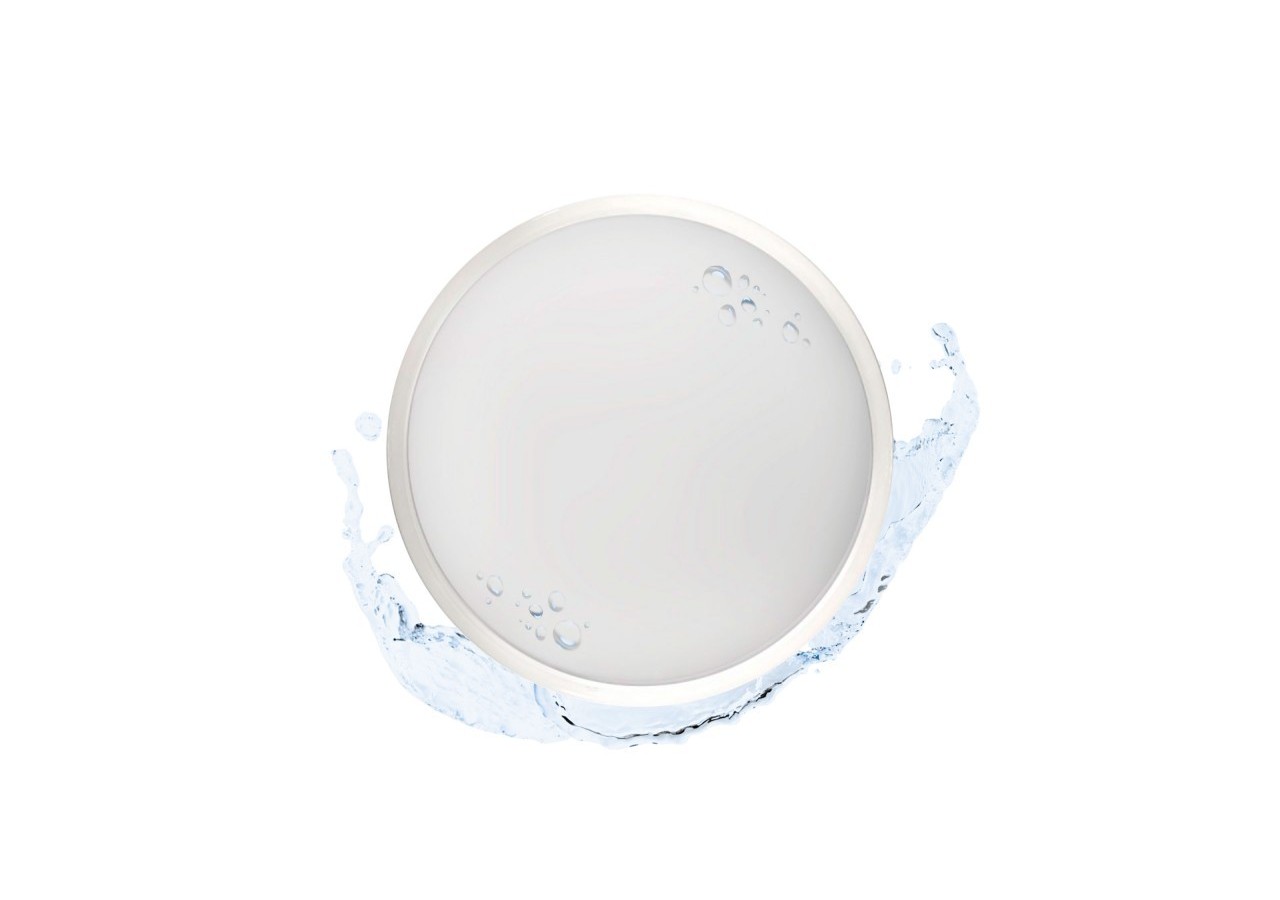 Plafonnier LED étanche avec capteur-CCT-Puissance réglable 12W-16W-diamètre 30cm-IP65 - B1726-CCT-S - Barcelona LED