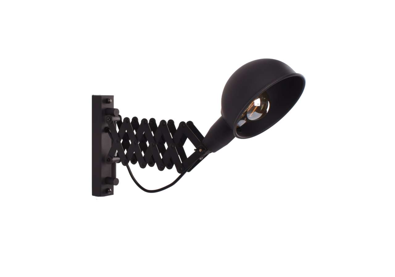 Applique murale industrielle vintage avec bras ciseaux "Flack"- E27 - LV131-N - Barcelona LED