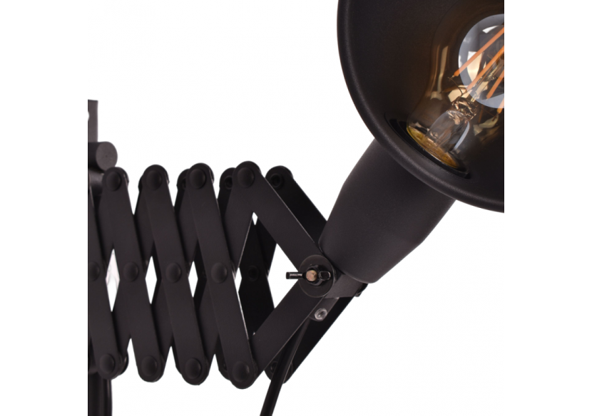 Applique murale industrielle vintage avec bras ciseaux "Flack"- E27 - LV131-N - Barcelona LED