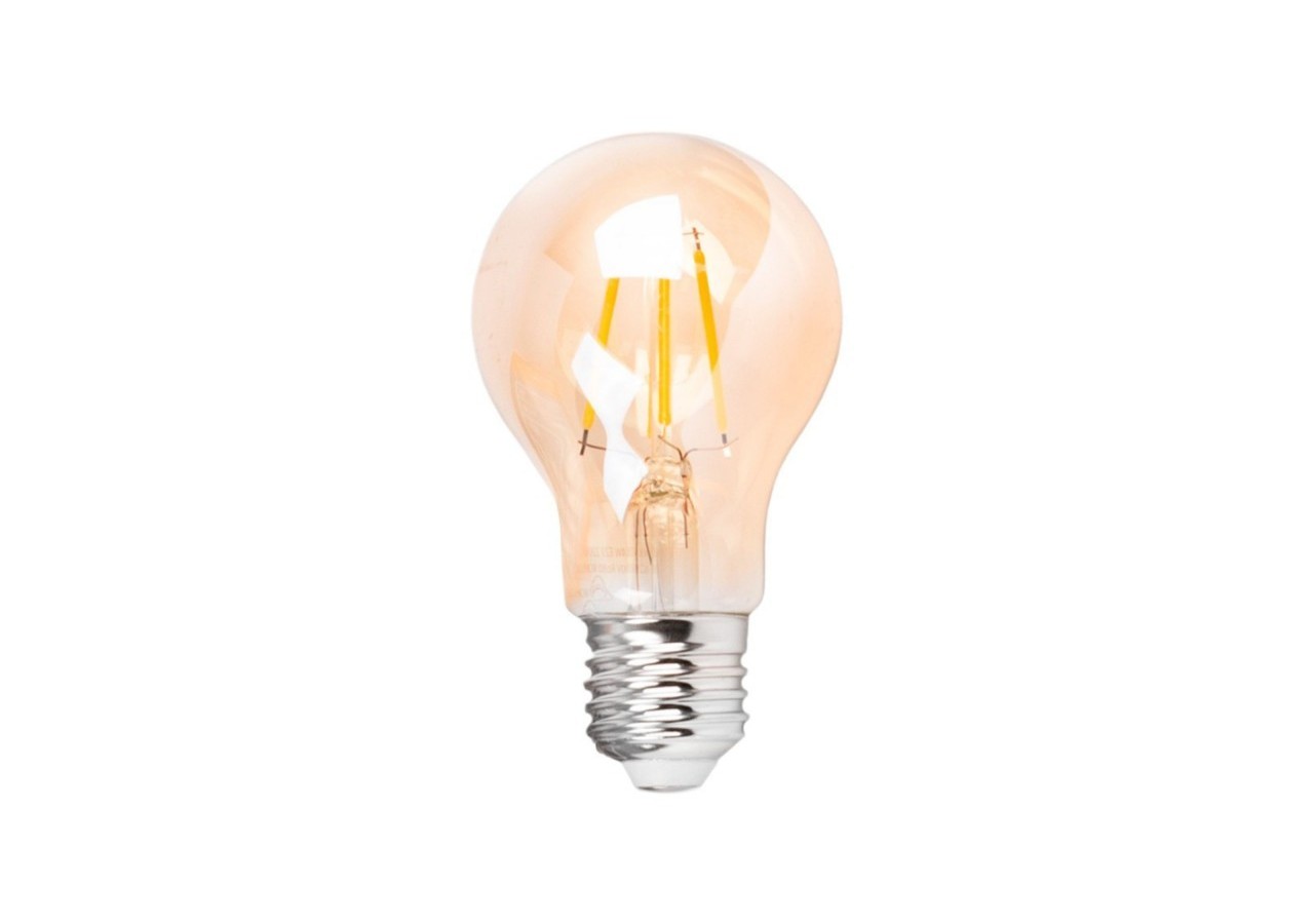 Ampoule LED filament E27 A60 ambrée vintage-Dimmable-4W - BFD1-A60E27-D-AMB - Barcelona LED