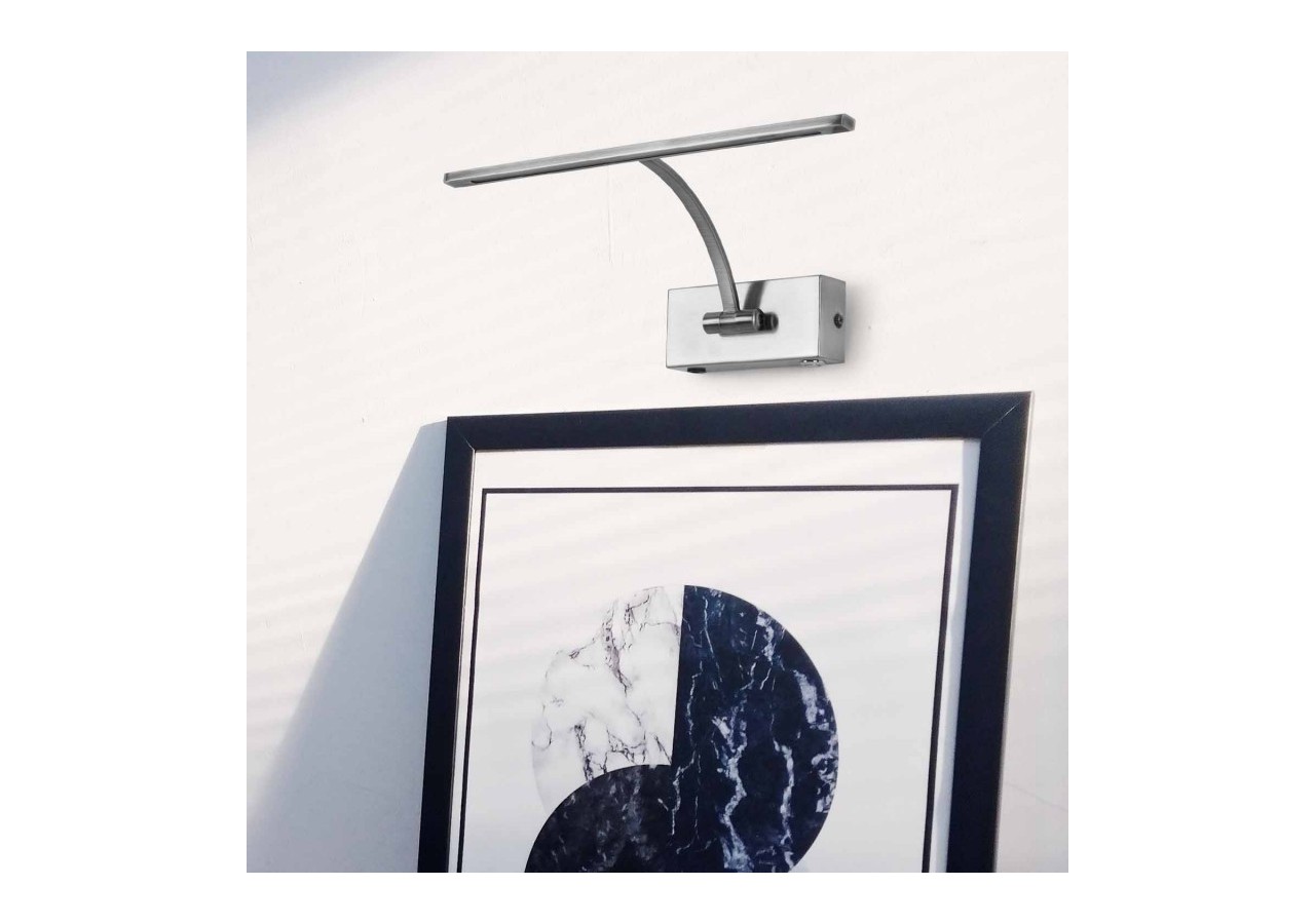 Applique tableau LED à batterie-Dimmable-4W-34cm - LN1524-CR-BC - Barcelona LED