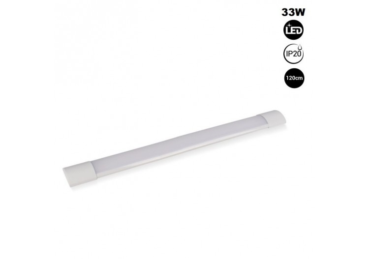 Linéaire LED en saillie-33W-120cm-IP20 - B8560-120-BN - Barcelona LED