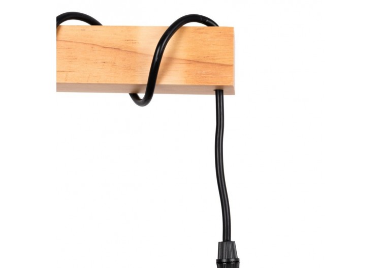 Lampadaire en bois et osier "Frankie"-E27 - LM159 - Barcelona LED 2