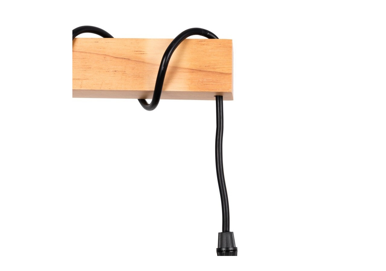 Lampadaire en bois et osier "Frankie"-E27 - LM159 - Barcelona LED