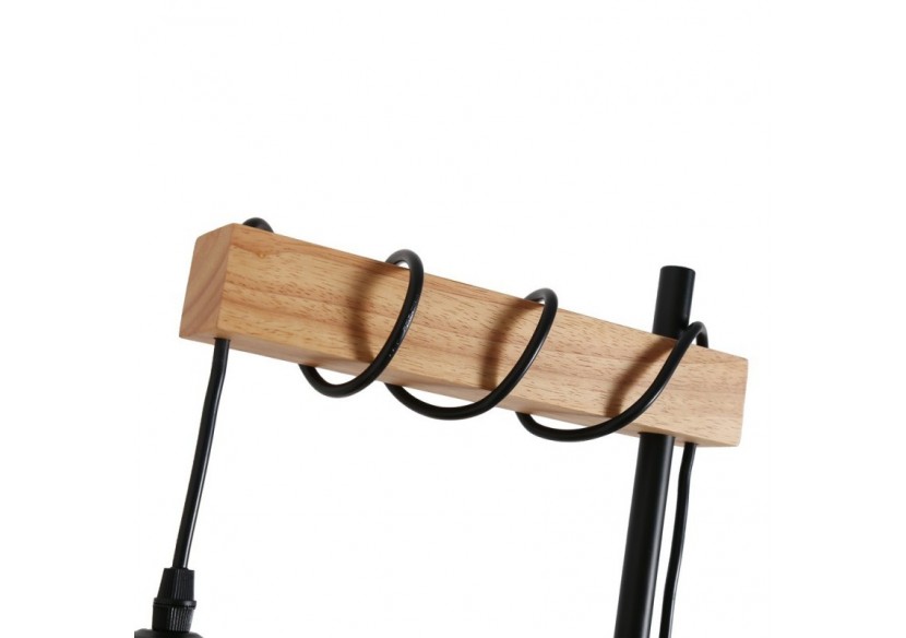 Lampadaire en bois et osier "Frankie"-E27 - LM159 - Barcelona LED