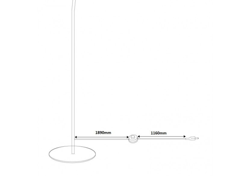 Lampadaire en bois et osier "Frankie"-E27 - LM159 - Barcelona LED