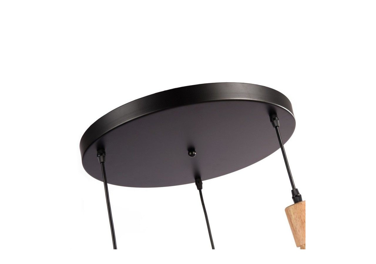 Suspension triple en osier "Bellas 3"-3xE27 - LM145 - Barcelona LED