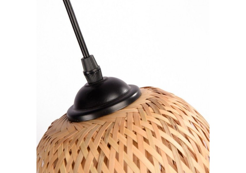 Suspension triple en osier "Trisa"-3xE27 - LM144 - Barcelona LED Suspension triple en osier "Trisa"-3xE27 - LM144 - Barcelona LED