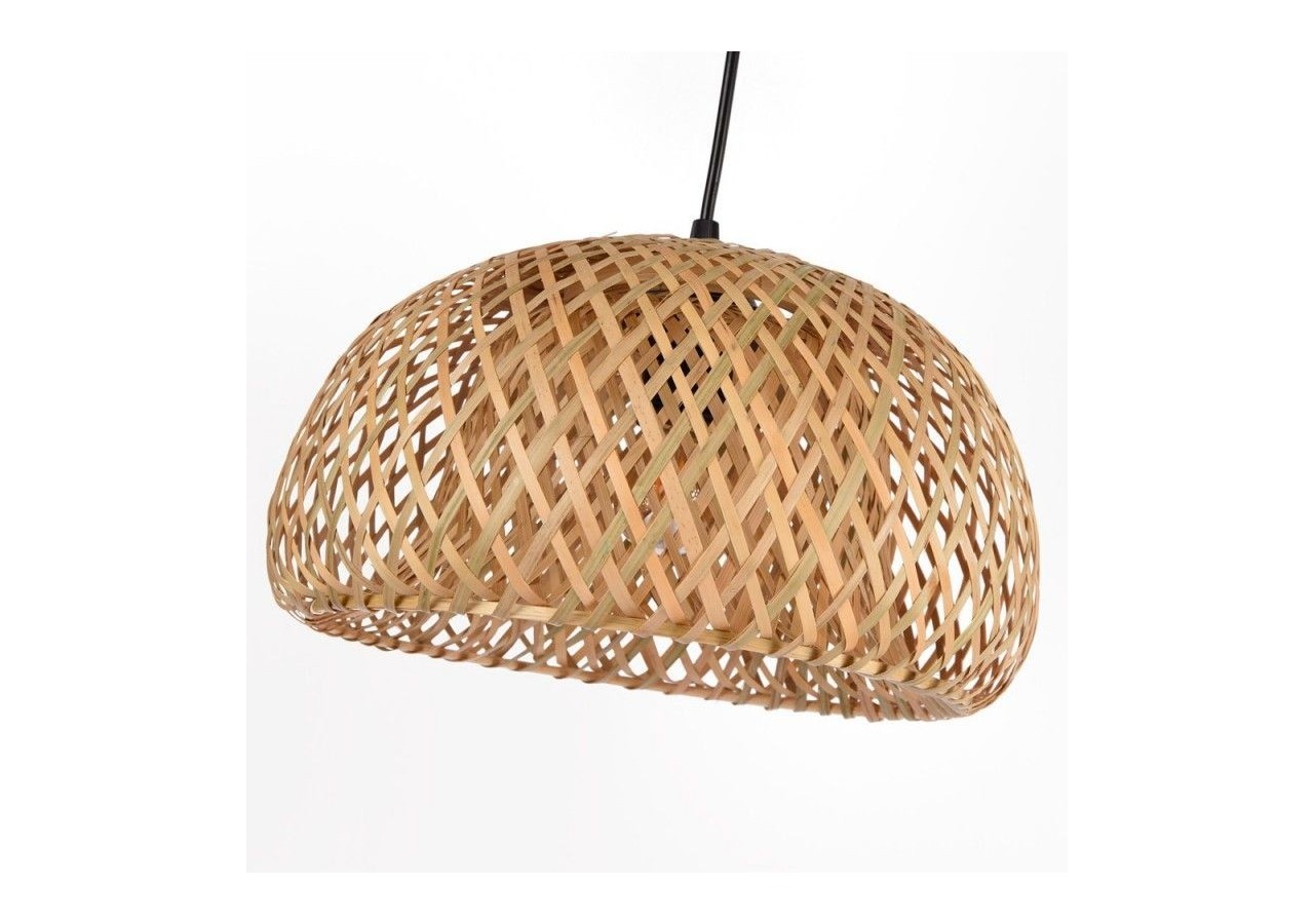 Suspension triple en osier "Trisa"-3xE27 - LM144 - Barcelona LED