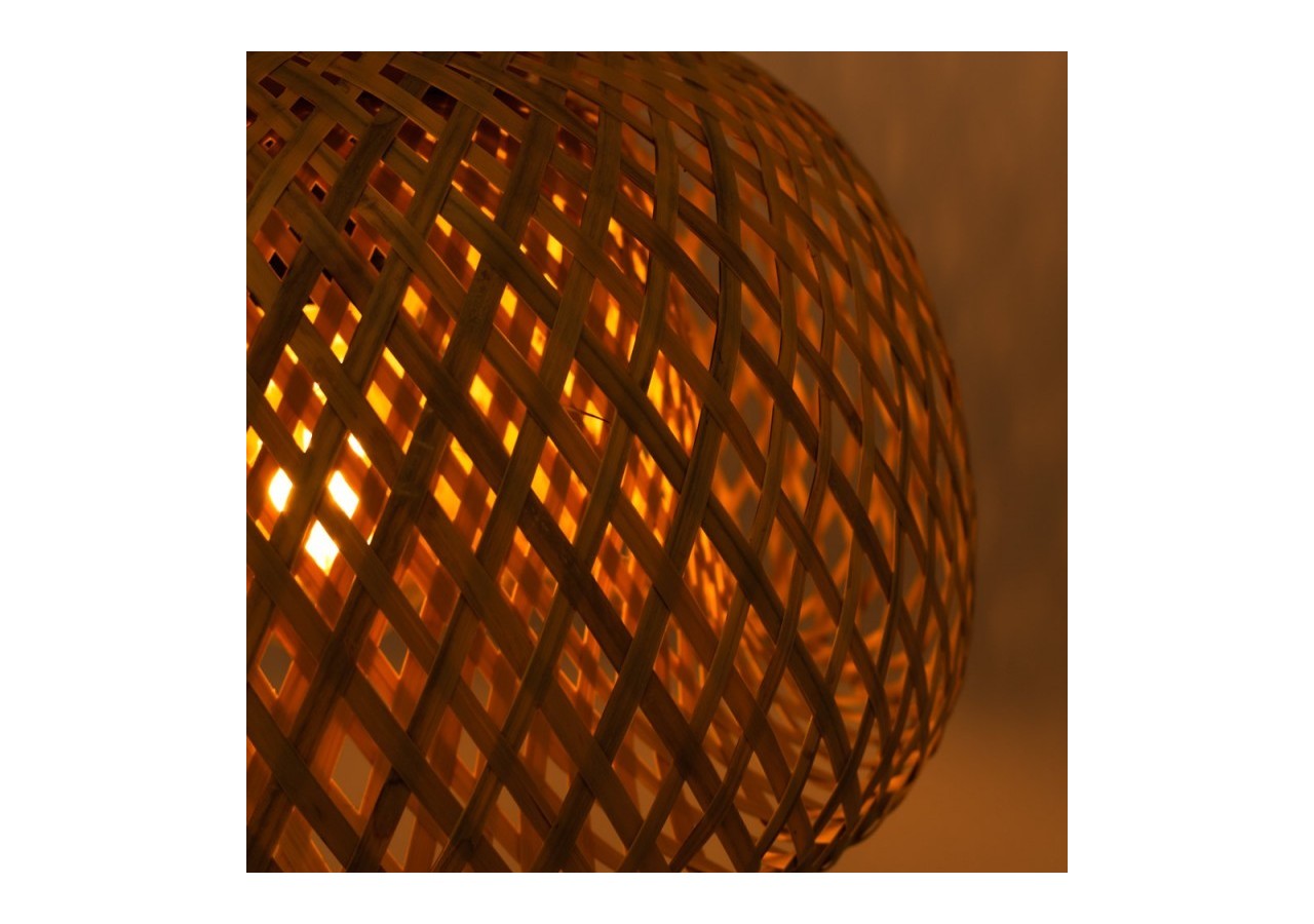 Suspension triple en osier "Trisa"-3xE27 - LM144 - Barcelona LED