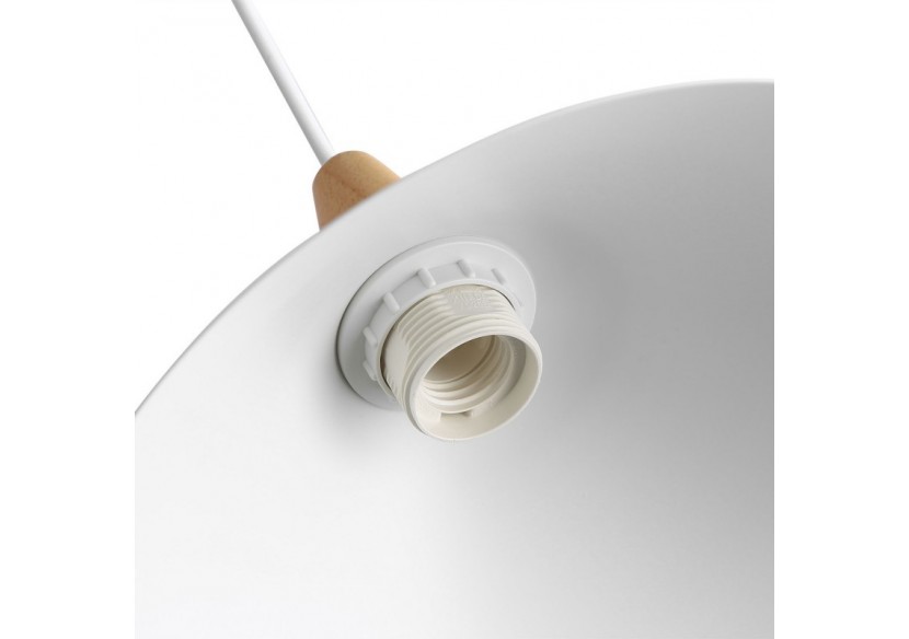 Suspension double en métal et bois "Selroom"-2xE27 - LN3019-B - Barcelona LED Suspension double en métal et bois "Selroom"-2xE27 - LN3019-B - Barcelona LED