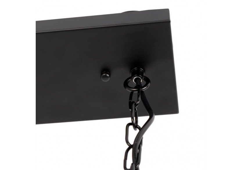 Suspension vintage en bois et métal "Sisca"-5xE27 - LN3018 - Barcelona LED