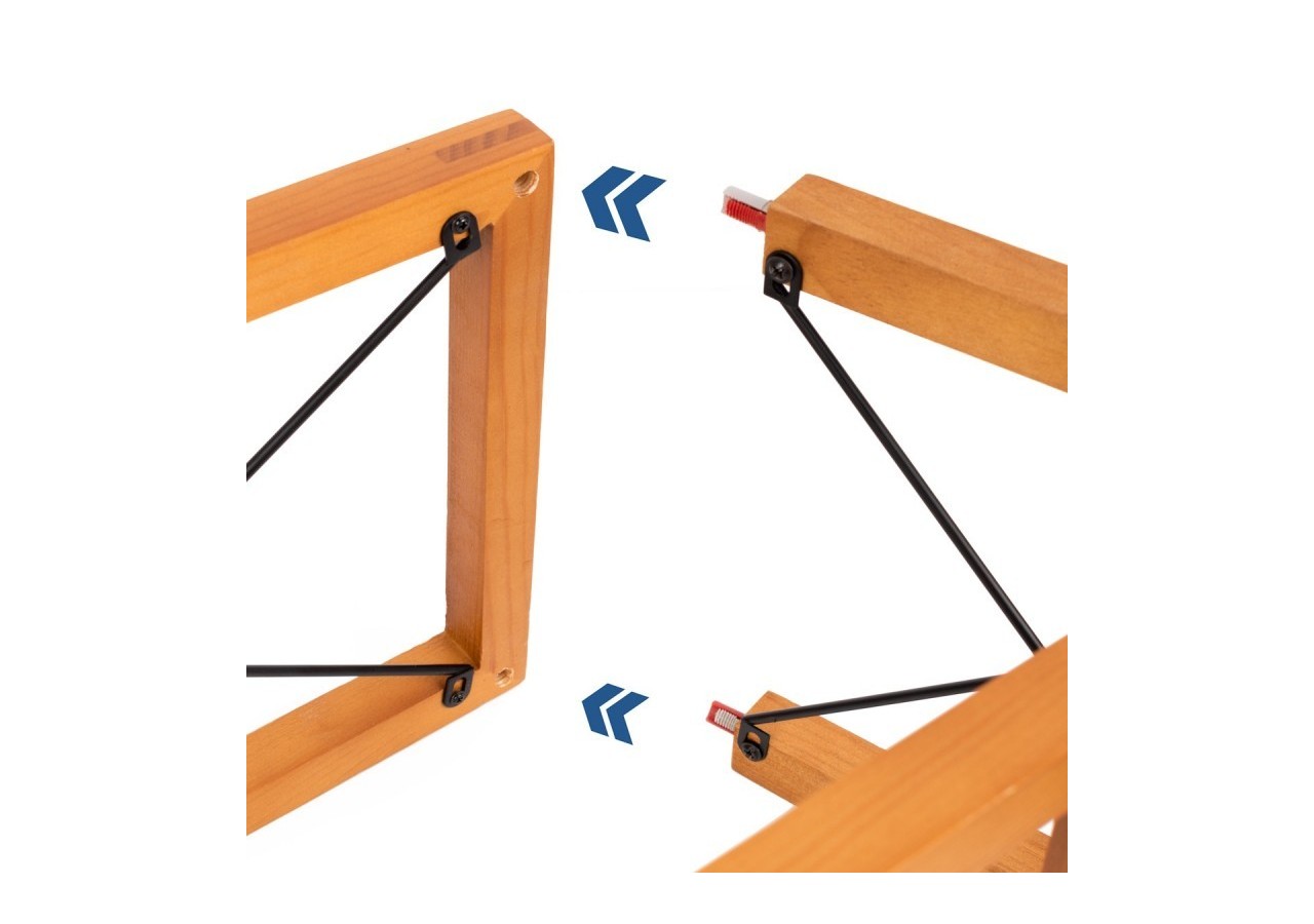 Suspension vintage en bois et métal "Sisca"-5xE27 - LN3018 - Barcelona LED