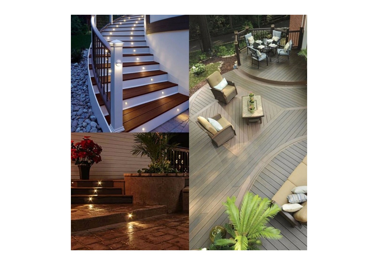 Kit de 6 spots led escalier 0,3W 12V DC diamètre 24X38.5mm - BA50007-BC - Barcelona LED