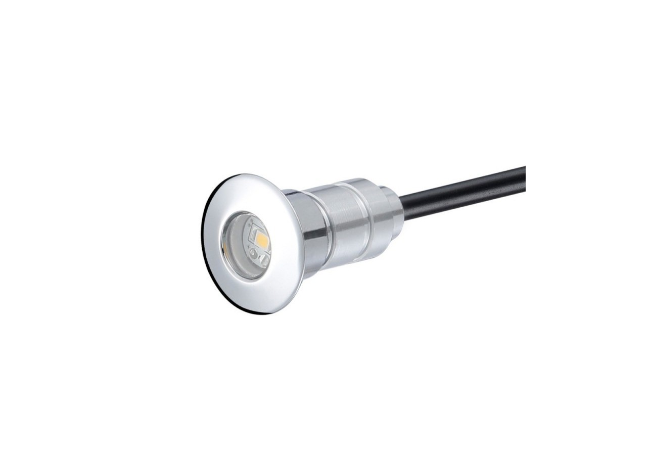 Kit de 6 spots led escalier 0,3W 12V DC diamètre 24X38.5mm - BA50007-BC - Barcelona LED