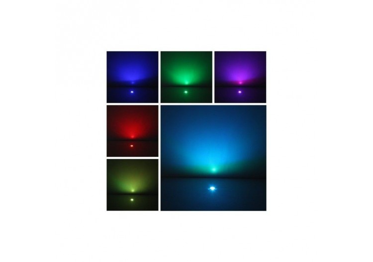 Kit 6 balises escalier 0,3W RGB 12V diamètre 24x38.5mm - BA50007-RGB - Barcelona LED 2
