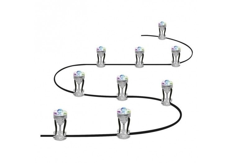 Luminaire extérieur 9 spots SMART WiFi Garden DOT RGB - O478534 - Barcelona LED 2