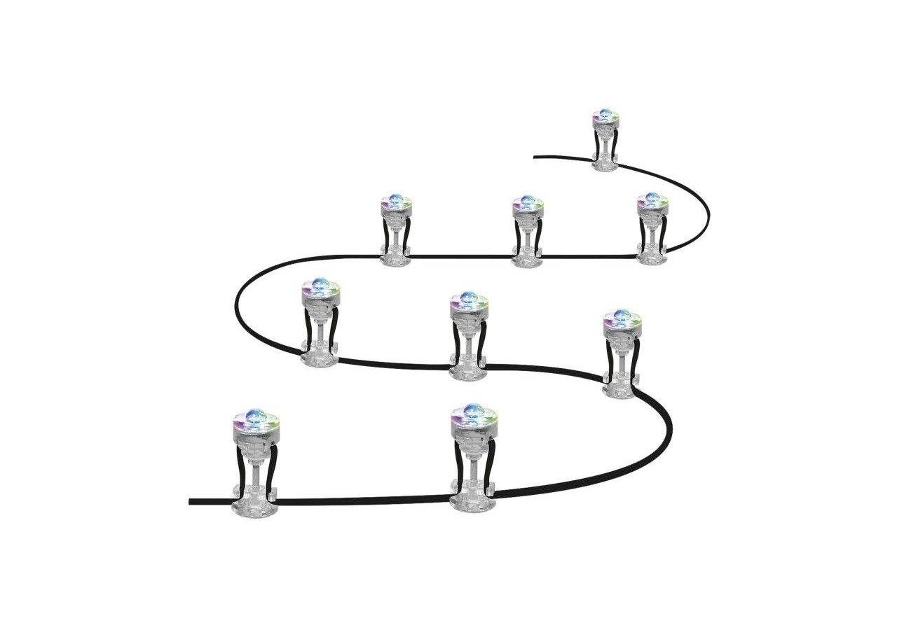 Luminaire extérieur 9 spots SMART WiFi Garden DOT RGB - O478534 - Barcelona LED