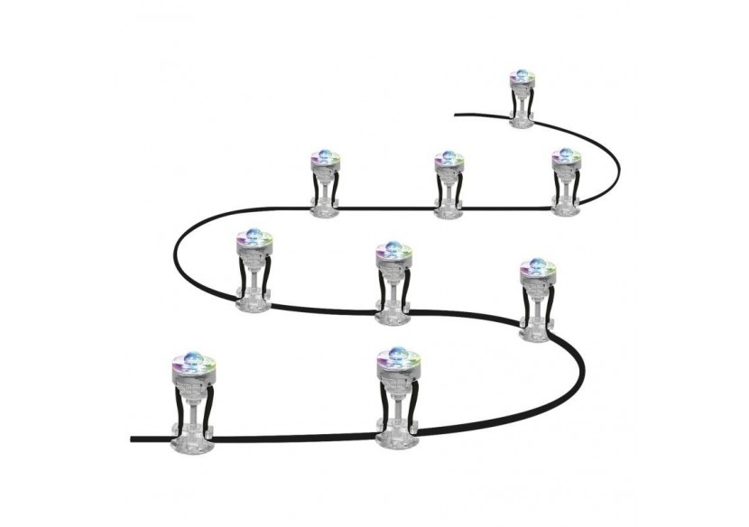 Luminaire extérieur 9 spots SMART WiFi Garden DOT RGB - O478534 - Barcelona LED