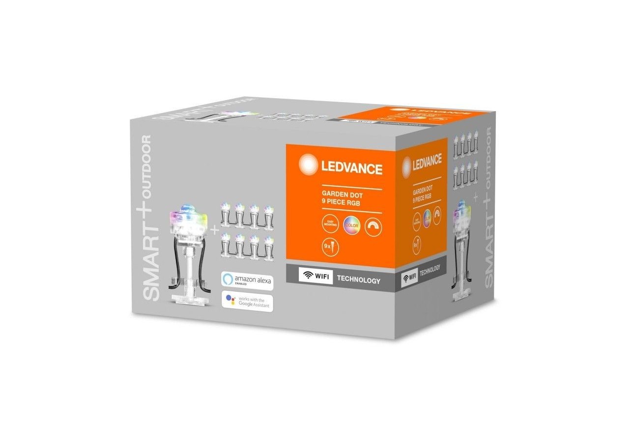 Luminaire extérieur 9 spots SMART WiFi Garden DOT RGB - O478534 - Barcelona LED