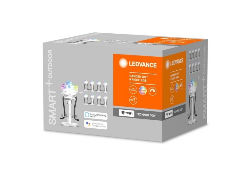 Luminaire extérieur 9 spots SMART WiFi Garden DOT RGB - O478534 - Barcelona LED