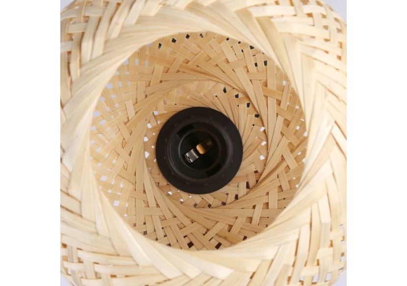 Applique murale en bois et osier "Shelley"-E27 - LM136 - Barcelona LED