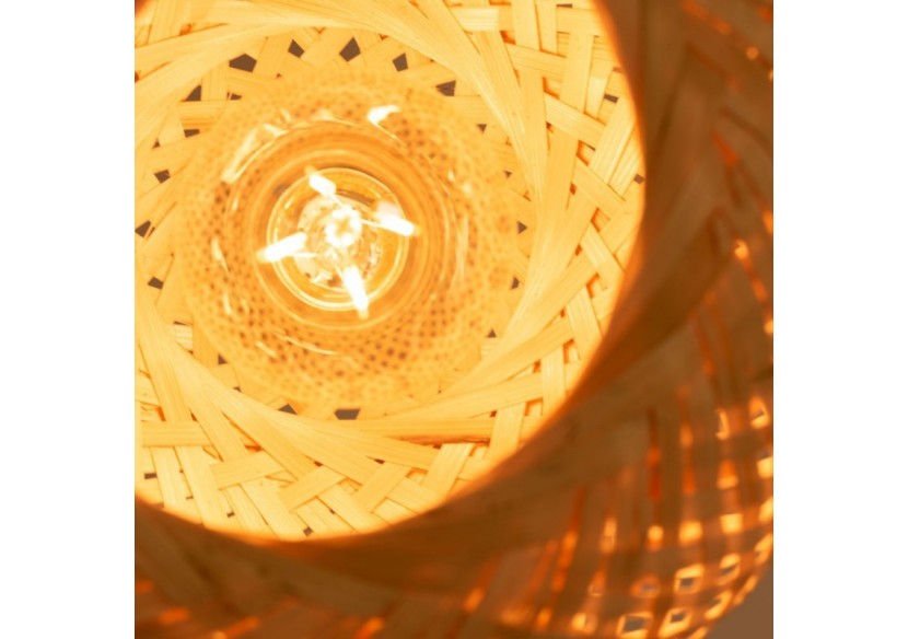 Applique murale en bois et osier "Shelley"-E27 - LM136 - Barcelona LED