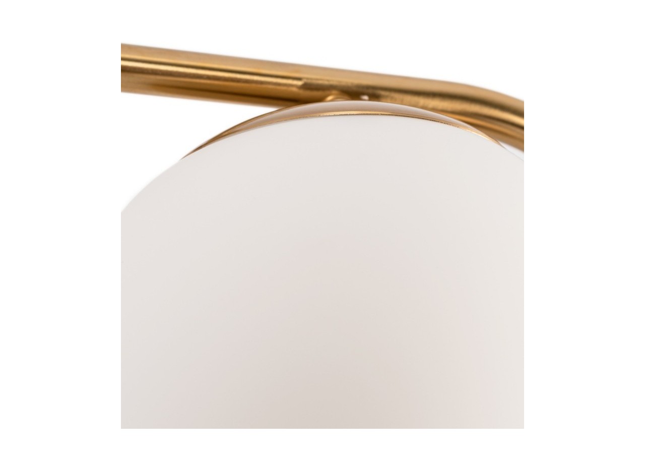 Plafonnier triple globe en verre et métal doré "TALÍ"-3xE27 - LD1009-D - Barcelona LED
