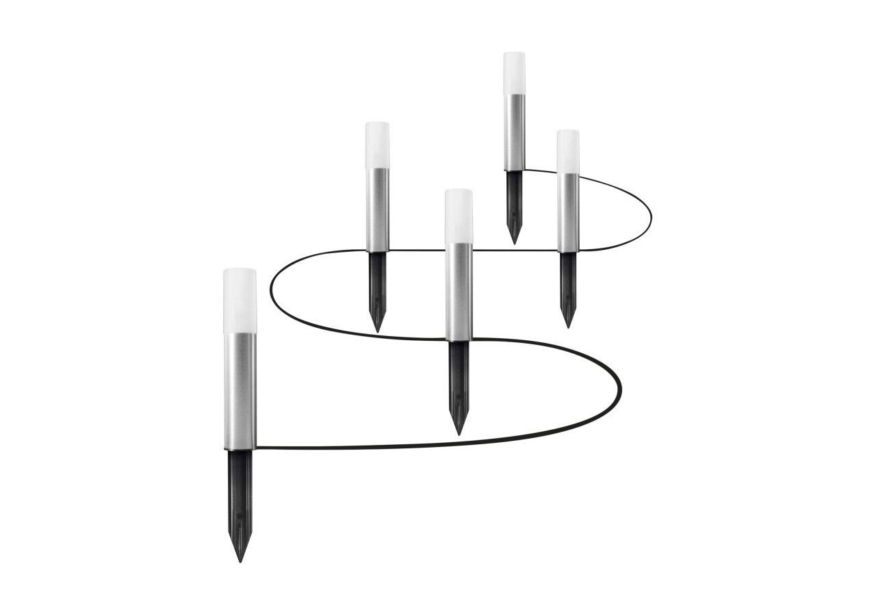 Luminaire extérieur 5 spots SMART WiFi GARDEN POLE RGBW - O478190 - Barcelona LED