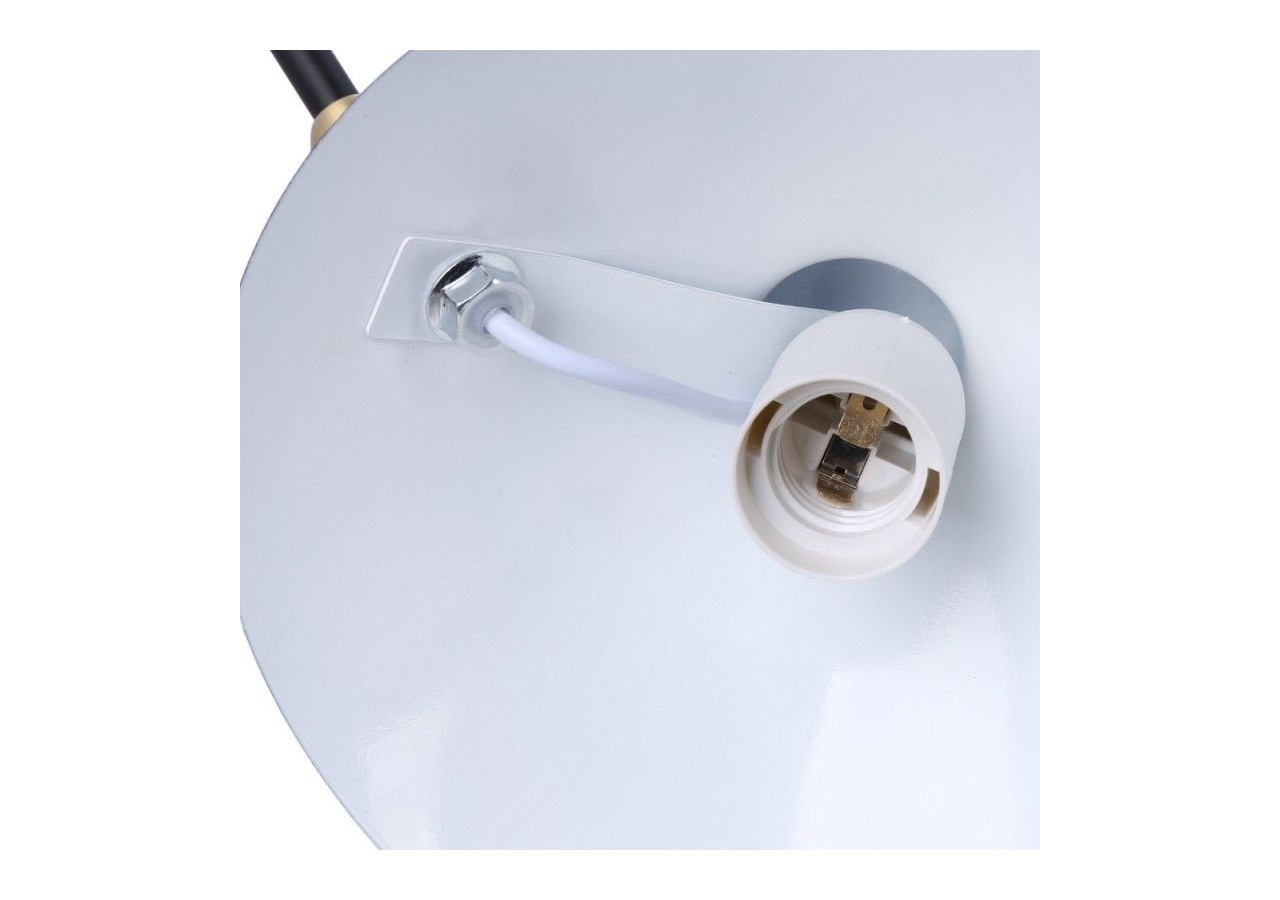Applique murale design "Louise" avec interrupteur et prise-2xE27 - L3071-2-EU-N - Barcelona LED