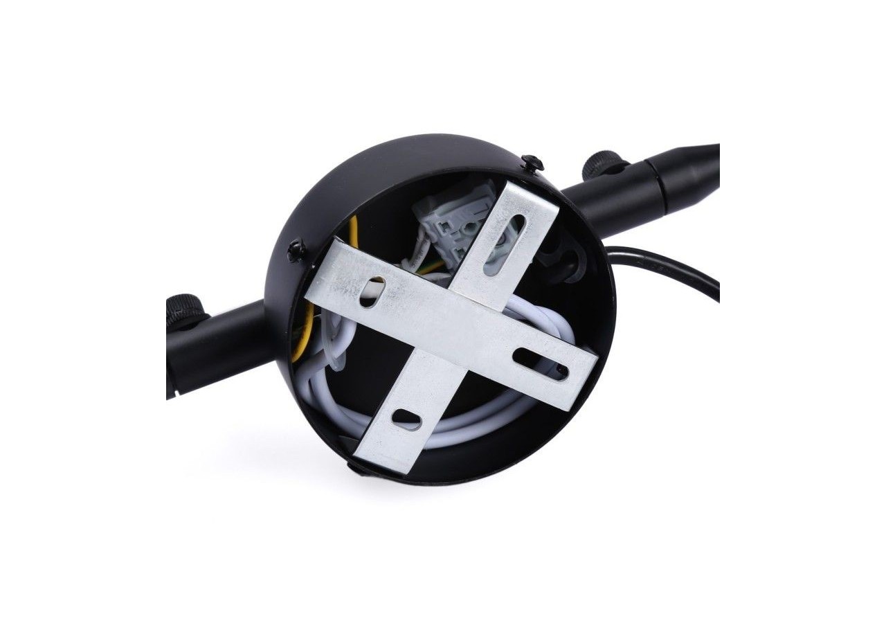 Applique murale design "Louise" avec interrupteur et prise-2xE27 - L3071-2-EU-N - Barcelona LED