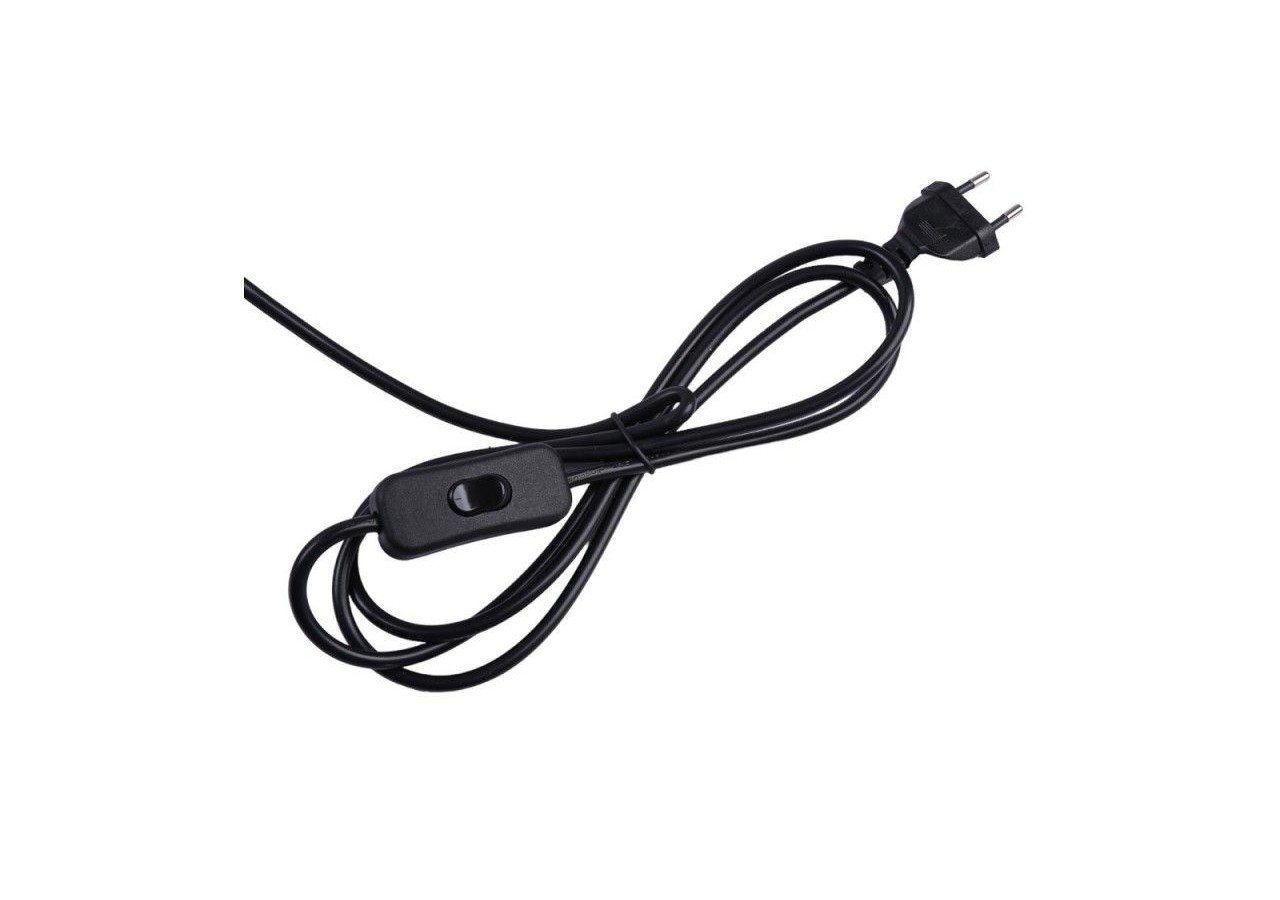 Applique murale design "Louise" avec interrupteur et prise-2xE27 - L3071-2-EU-N - Barcelona LED