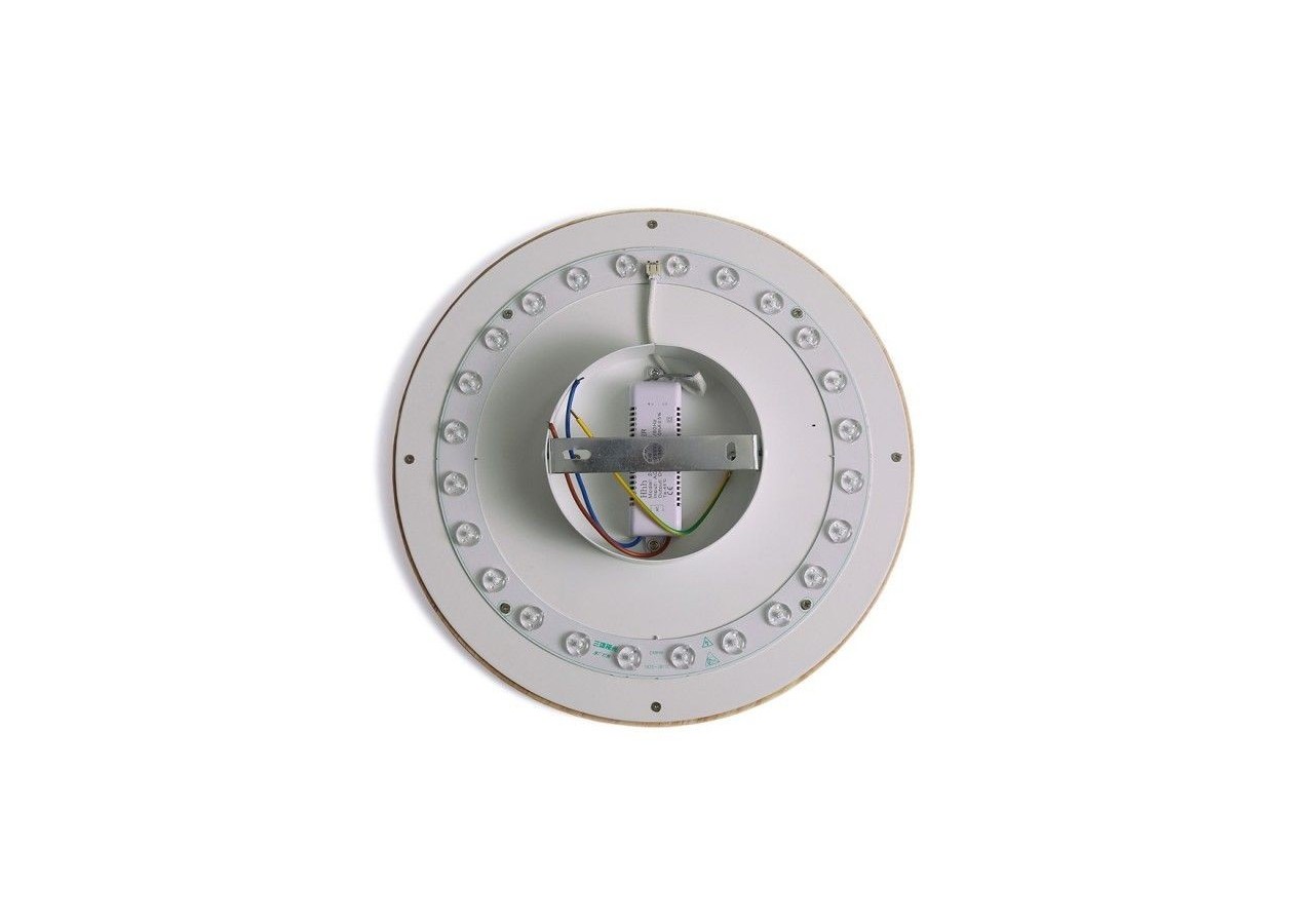 Applique murale en bois circulaire "Lune"-12W-diamètre 20cm - LM113-20-BC - Barcelona LED