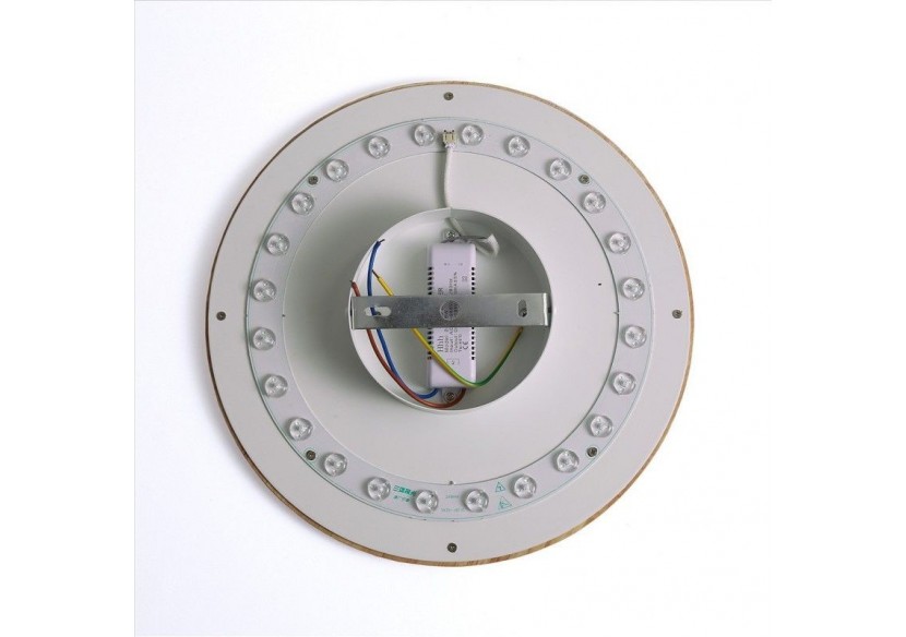 Applique circulaire en bois "Lune"-26W-diamètre 30cm - LM113-30-BC - Barcelona LED