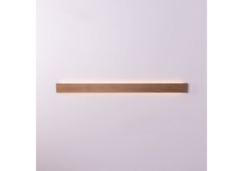 Applique murale linéaire en bois "Wooden"-Dimmable-24W-100cm - LM115-100-BC - Barcelona LED