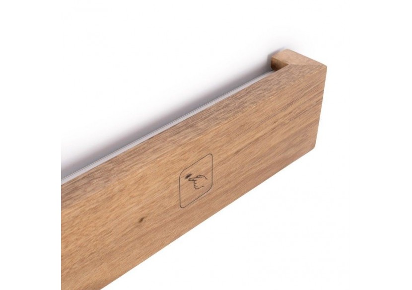 Applique murale linéaire en bois "Wooden"-Dimmable-24W-100cm - LM115-100-BC - Barcelona LED