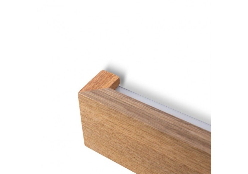 Applique murale linéaire en bois "Wooden"-Dimmable-24W-100cm - LM115-100-BC - Barcelona LED