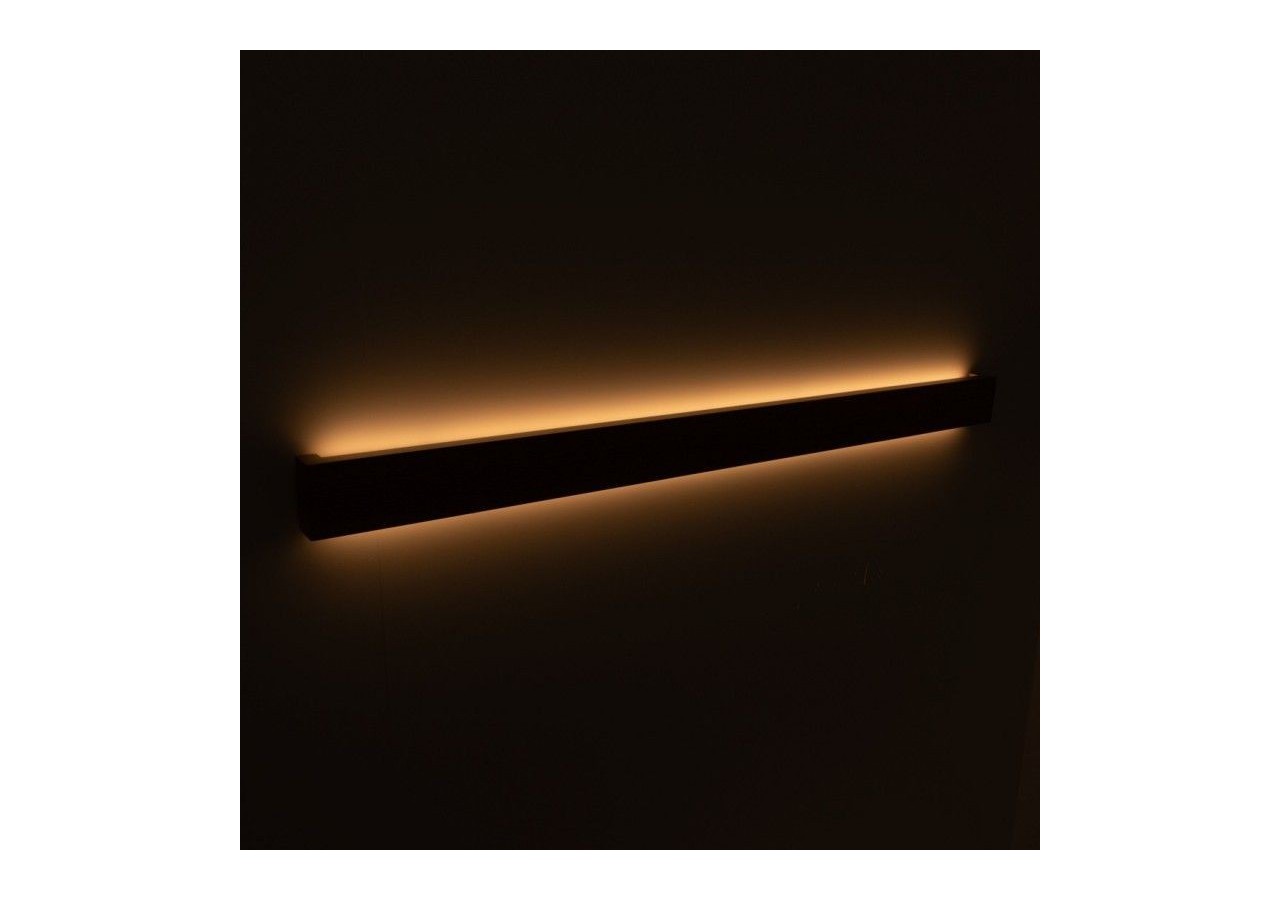 Applique murale linéaire en bois "Wooden"-Dimmable-24W-100cm - LM115-100-BC - Barcelona LED