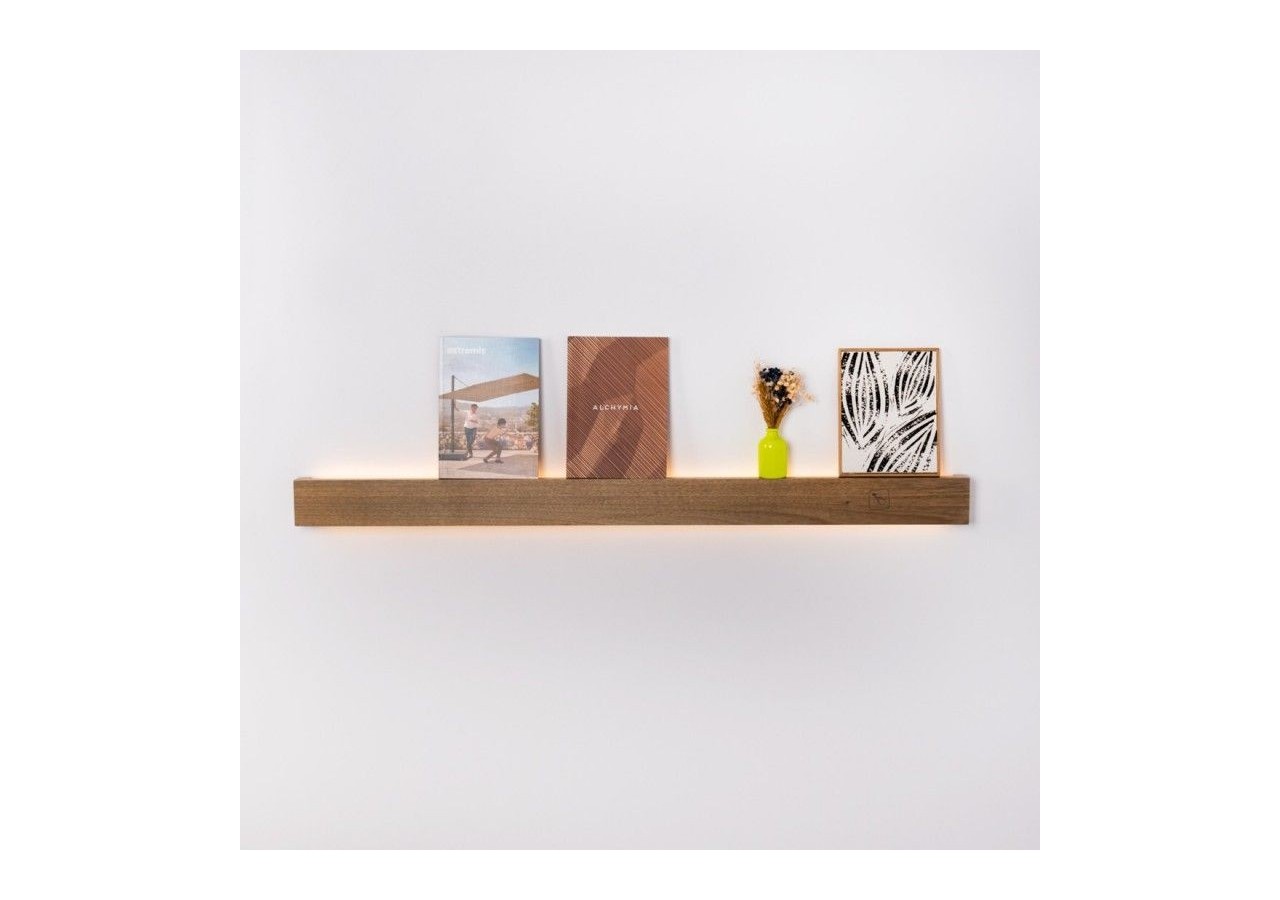 Applique murale linéaire en bois "Wooden"-Dimmable-24W-100cm - LM115-100-BC - Barcelona LED