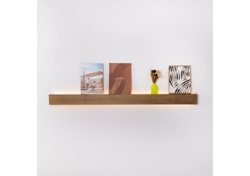 Applique murale linéaire en bois "Wooden"-Dimmable-24W-100cm - LM115-100-BC - Barcelona LED