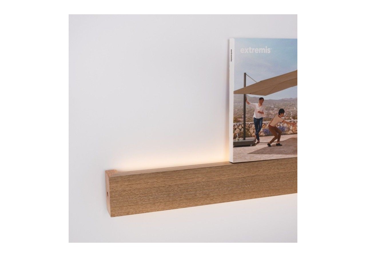 Applique murale linéaire en bois "Wooden"-Dimmable-24W-100cm - LM115-100-BC - Barcelona LED