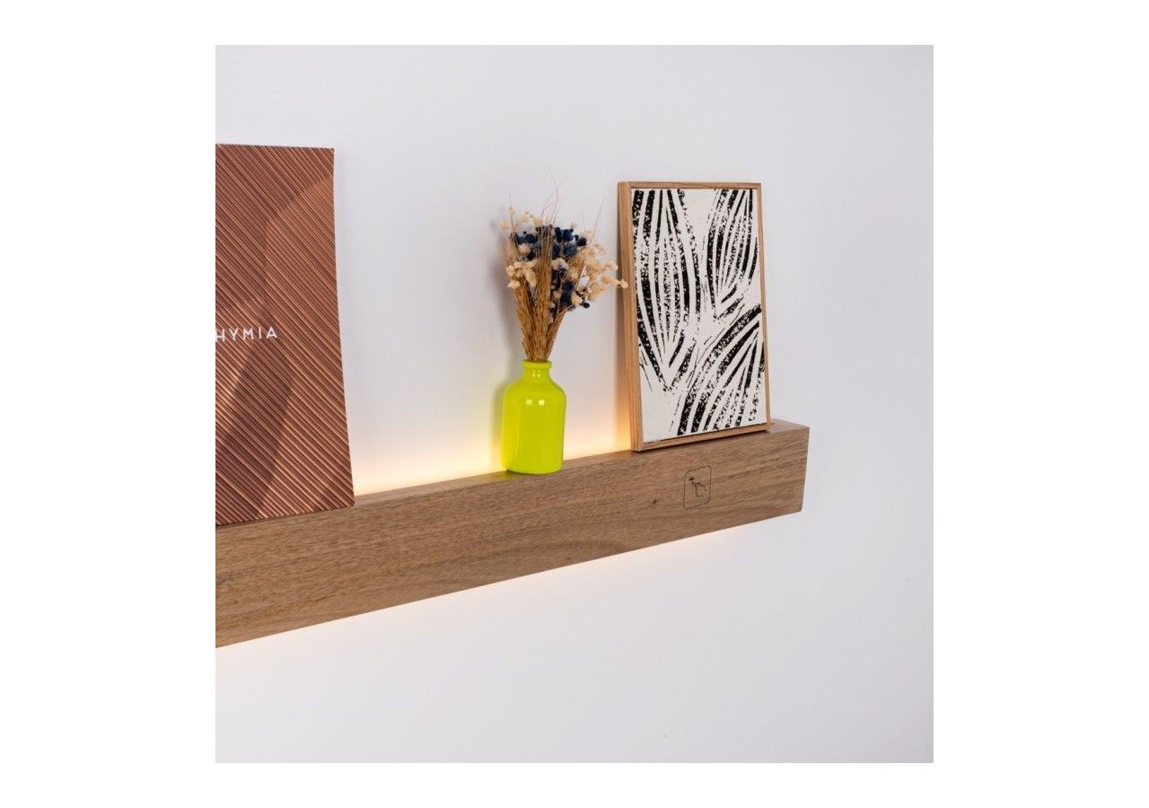 Applique murale linéaire en bois "Wooden"-Dimmable-24W-100cm - LM115-100-BC - Barcelona LED